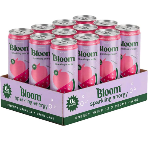 Bloom Sparkling Energy Strawberry Watermelon 250ml