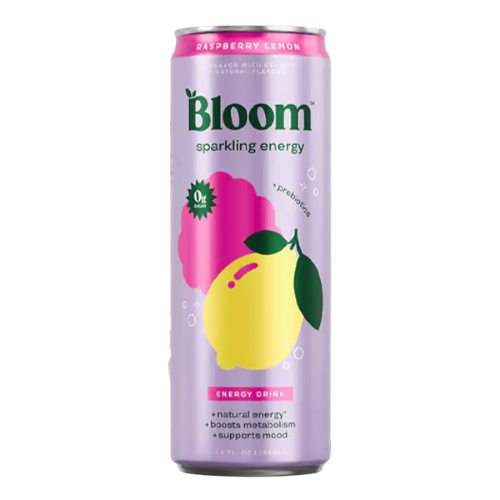 Bloom Sparkling Energy Raspberry Lemon 250ml