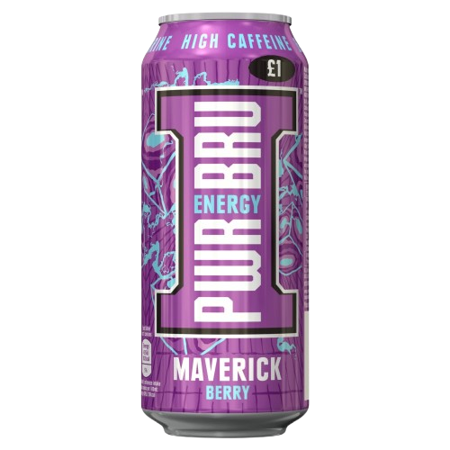Pwr-Bru Energy Maverick Berry 500ml