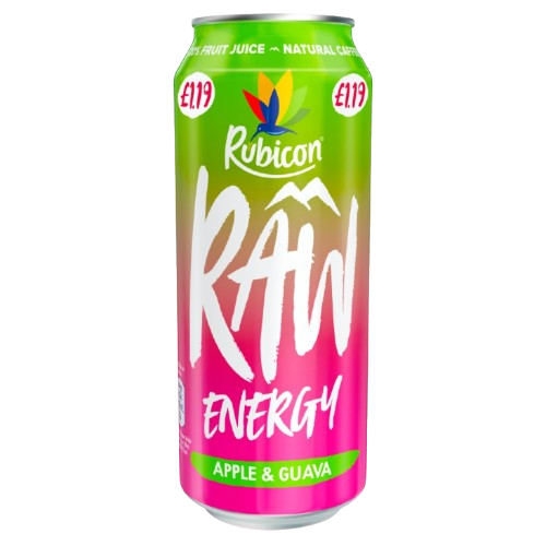 Rubicon Raw Apple & Guava Fruit Energy Drink 500ml