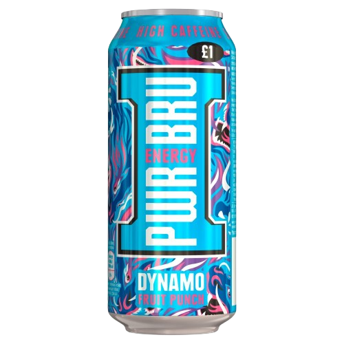Pwr-Bru Energy Dynamo Fruit Punch 500ml