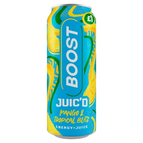 Boost Energy Juic'd Mango & Tropical Blitz 500ml