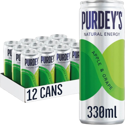 Purdey's Natural Energy Apple & Grape 330ml