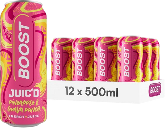 Boost Energy Juic'd Pineapple & Guava Punch 500ml