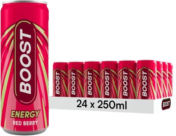 Boost Energy Red Berry 250ml