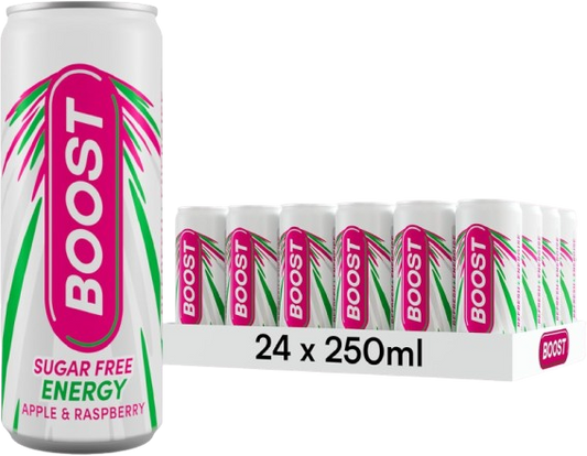 Boost Energy Apple & Raspberry 250ml