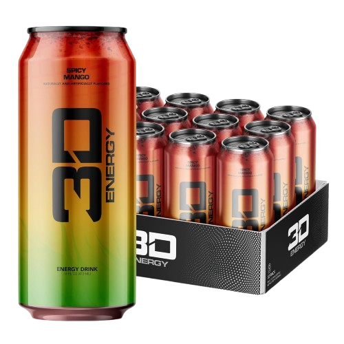 3D Energy Spicy Mango 473ml
