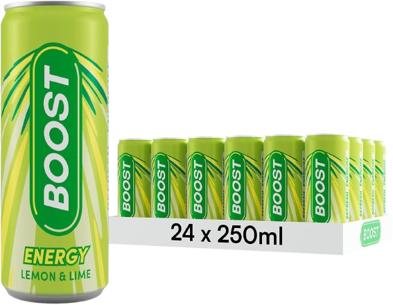 Boost Energy Lemon & Lime 250ml