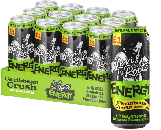 Levi Roots Energy Caribbean Crush with Hint of Ginger 500ml