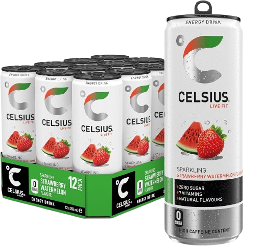 Celsius Energy Drink Strawberry Watermelon 355ml