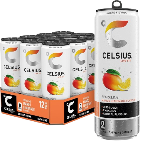 Celsius Energy Drink Mango Lemonade 355ml