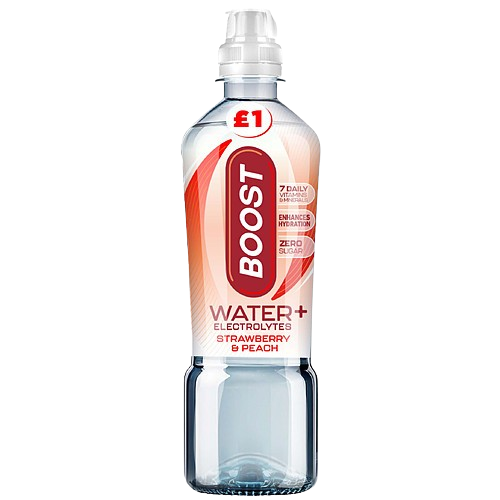 Boost Water+ Electrolytes Strawberry Peach 500ml