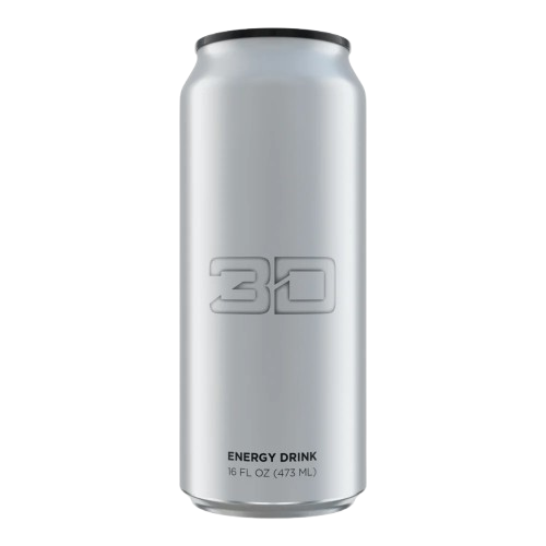 3D Energy Drink Silver Strawberry Lemonade 500ml