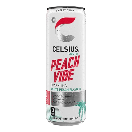 Celsius Energy Drink Peach Vibe 355ml