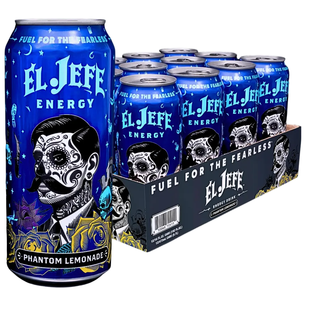 El Jefe Energy Drink Phantom Lemonade Flavour (USA) 473ml