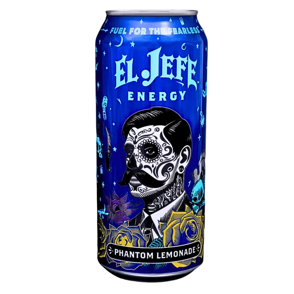 El Jefe Energy Drink Phantom Lemonade Flavour (USA) 473ml
