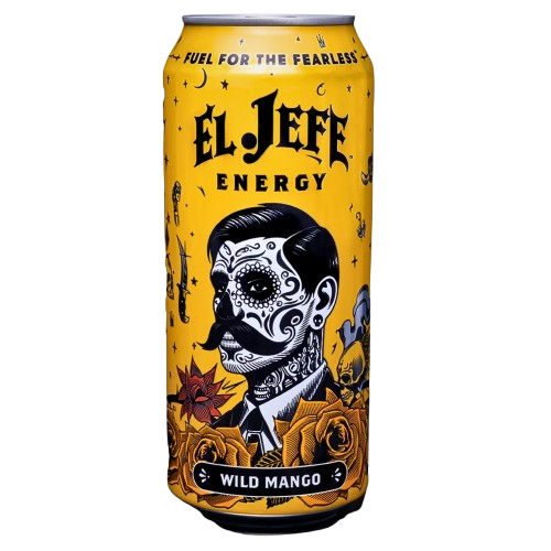 El Jefe Energy Drink Wild Mango Flavour (USA) 473ml