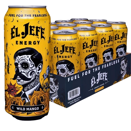 El Jefe Energy Drink Wild Mango Flavour (USA) 473ml