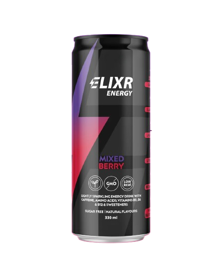 Elixr Energy Drink Mixed Berry 330ml
