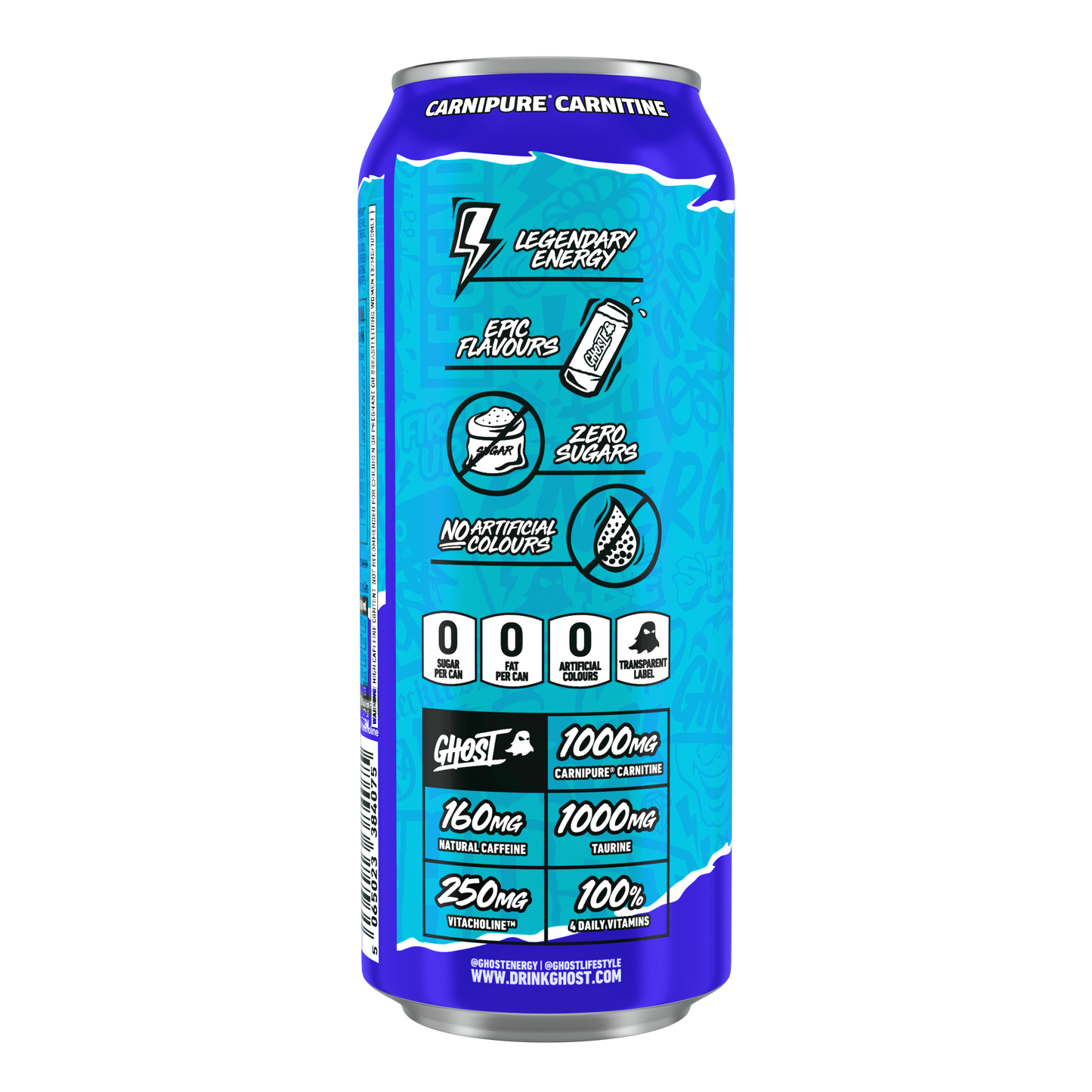 Ghost®  Energy Blue Raspberry 500ml
