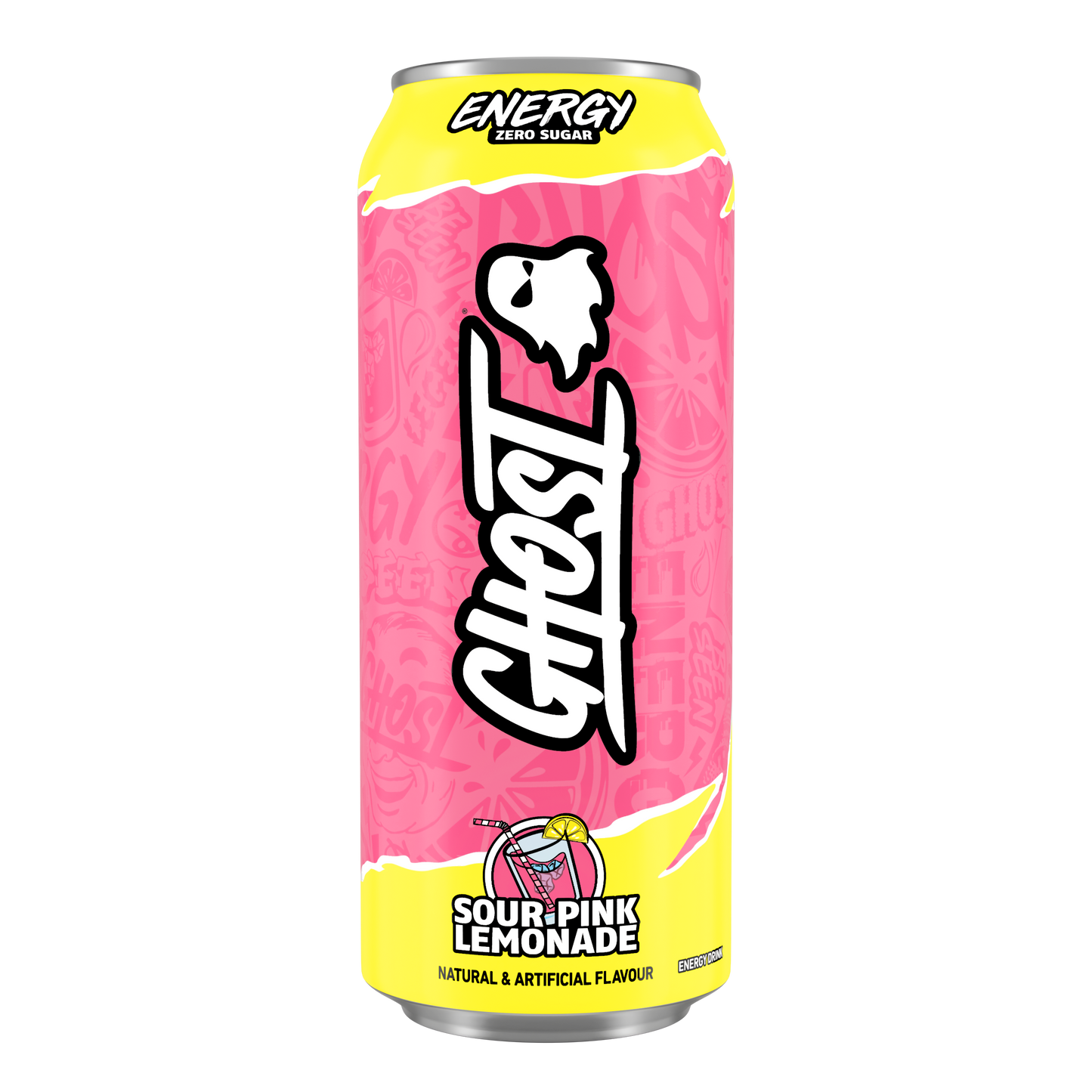 Ghost®  Energy Sour Pink Lemonade 500ml