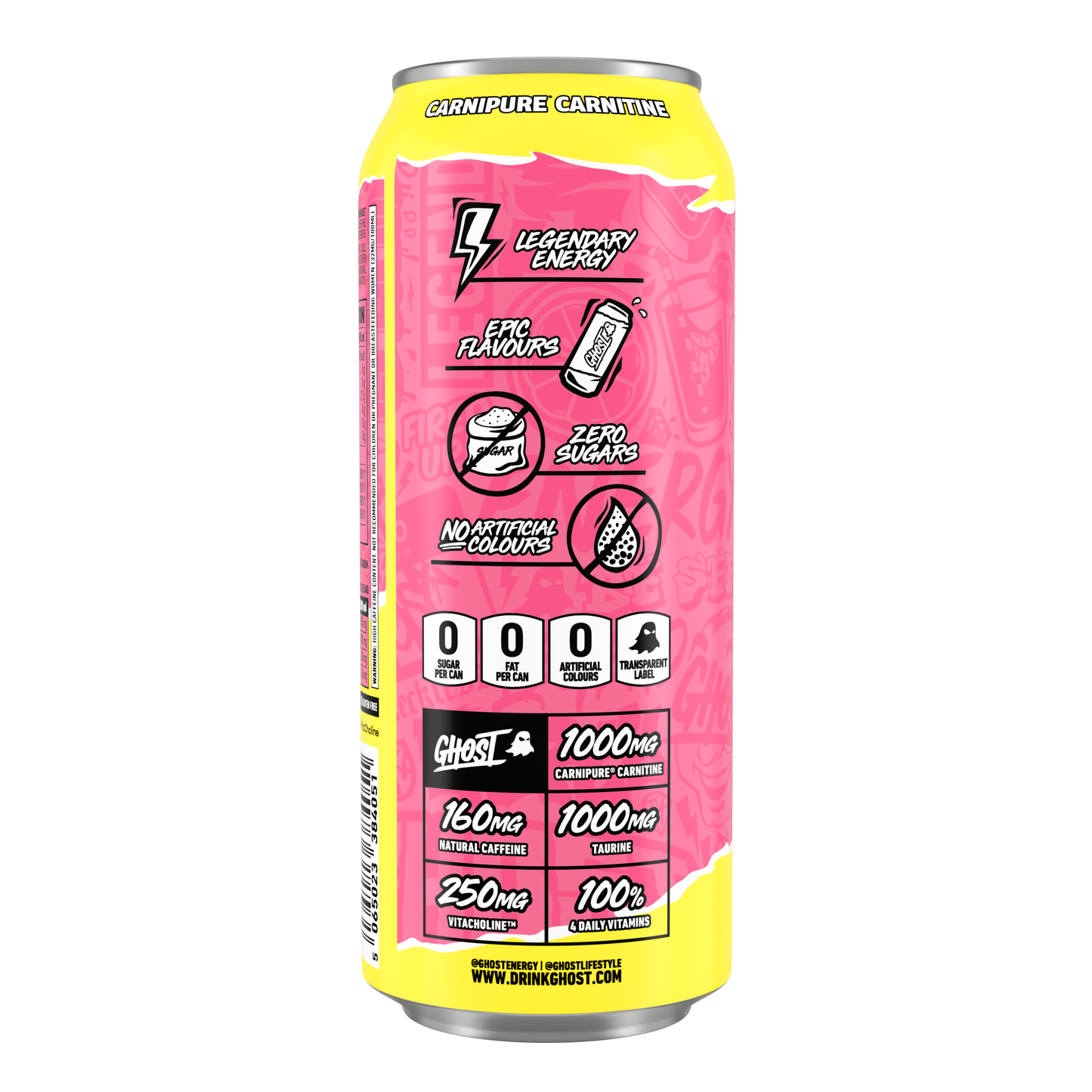 Ghost®  Energy Sour Pink Lemonade 500ml