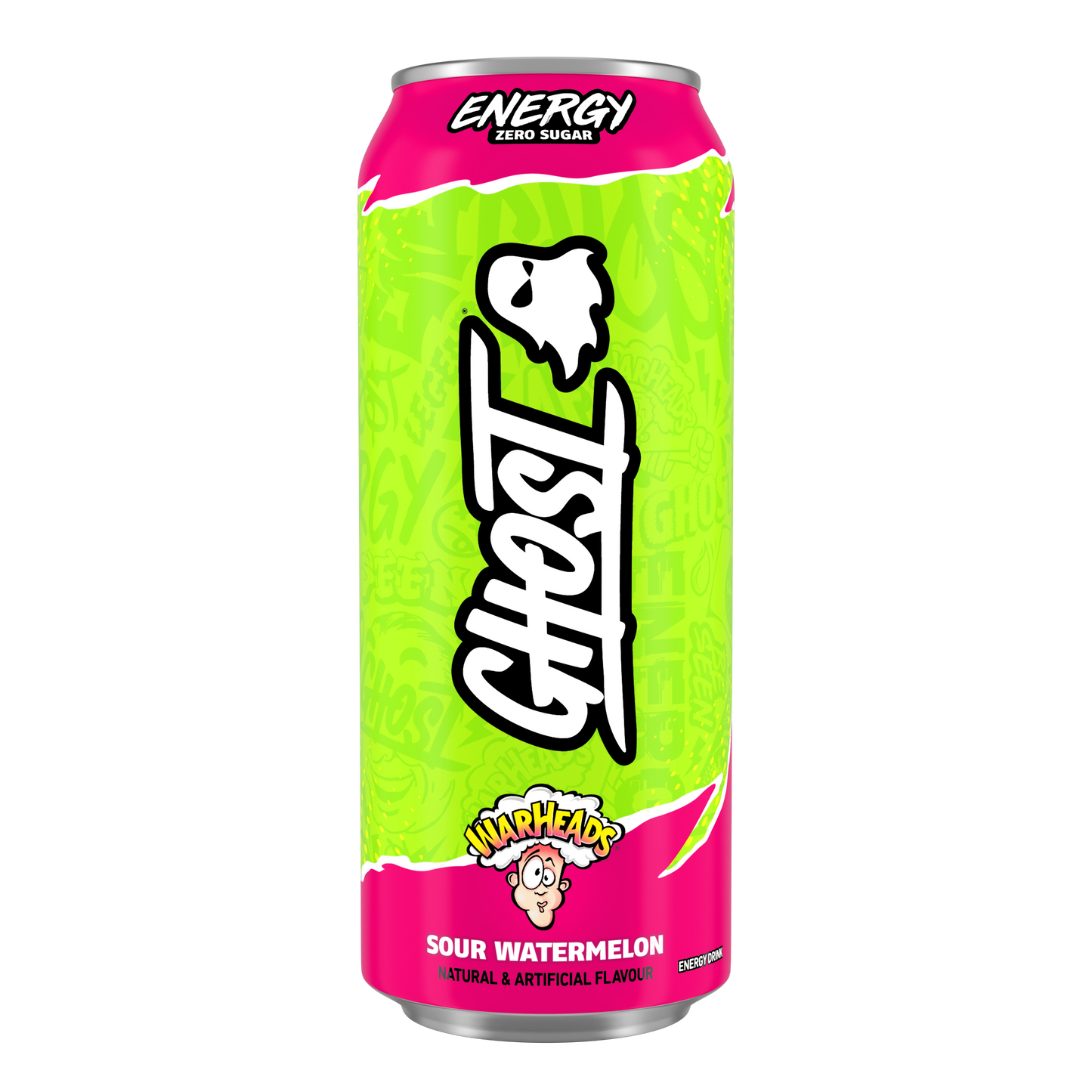 Ghost®  Energy Warheads Sour Watermelon 500ml