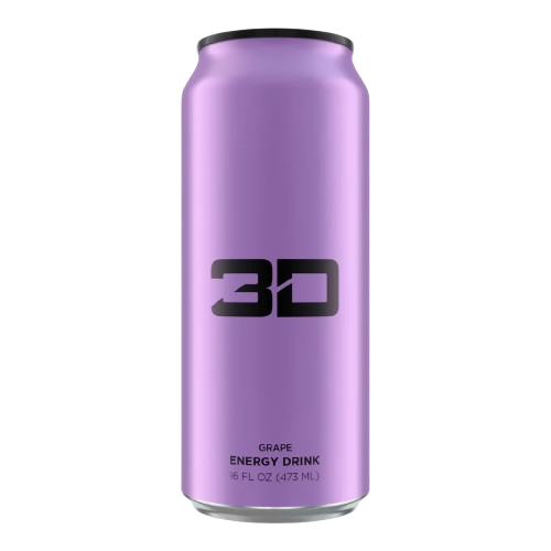 3D Energy Drink Purple Grape 500ml