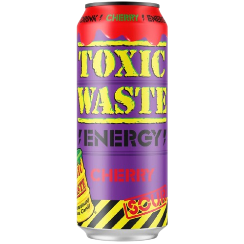 Toxic Waste Sour Cherry Energy Drink 500ml