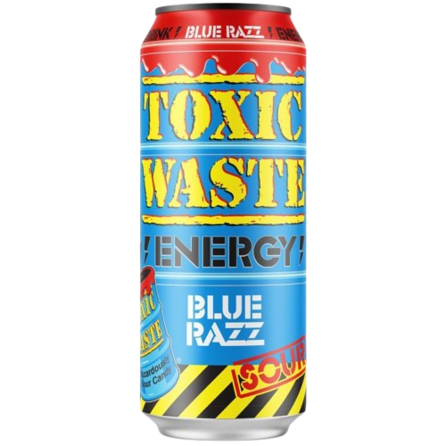 Toxic Waste Blue Raspberry Energy Drink 500ml