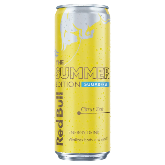Red Bull Energy Drink The Summer Edition Citrus Zest Sugar Free 355ml