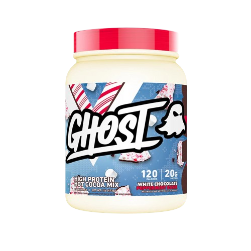Ghost® High Protein Hot Cocoa White Chocolate Peppermint Bark 533g
