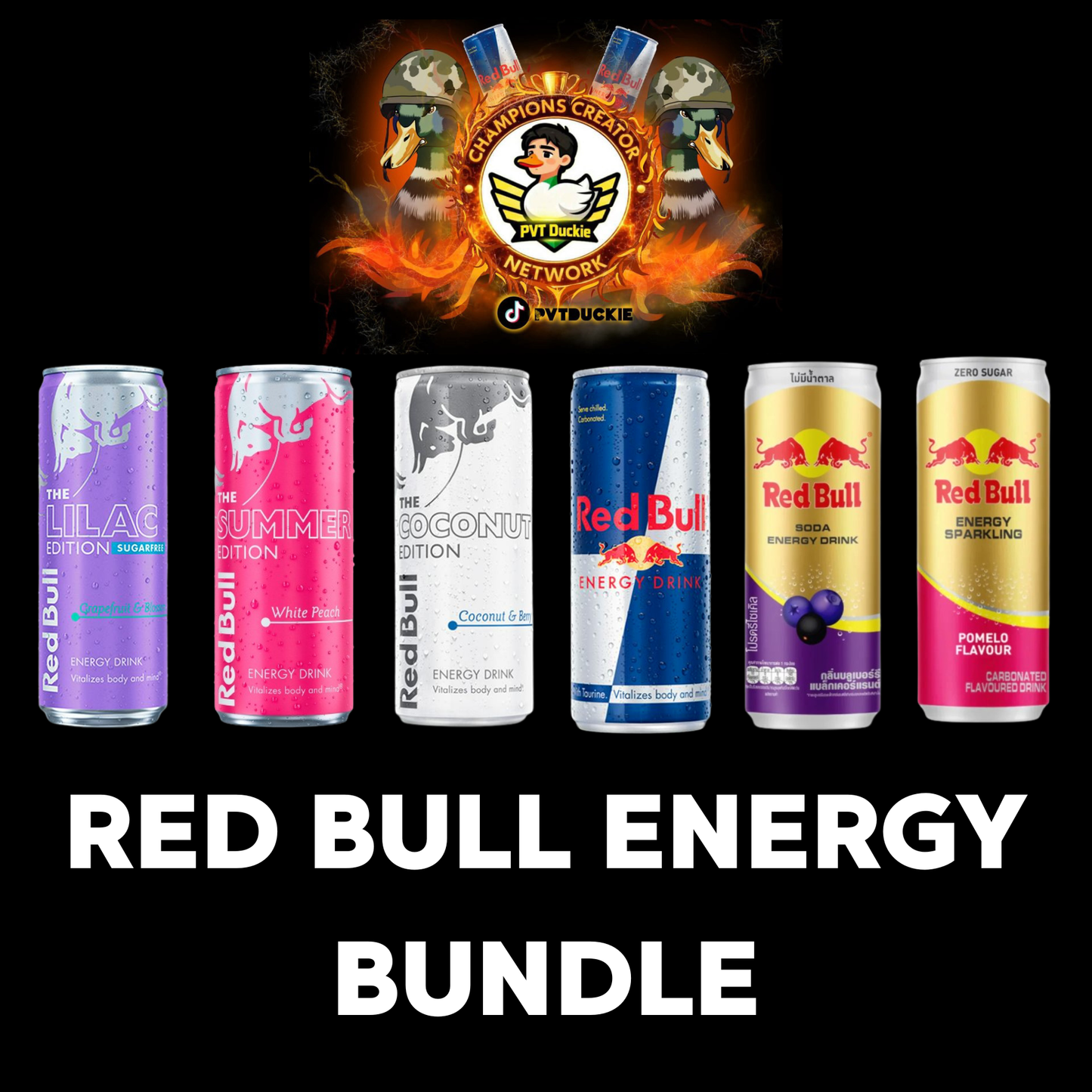 PVT Duckie Red Bull Energy Bundle