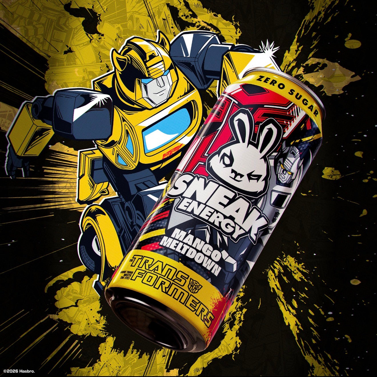 Sneak Energy Transformers Mango Meltdown 500ml