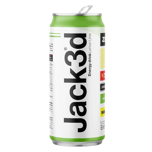 Jack3d Energy Lemon & Lime 500ml