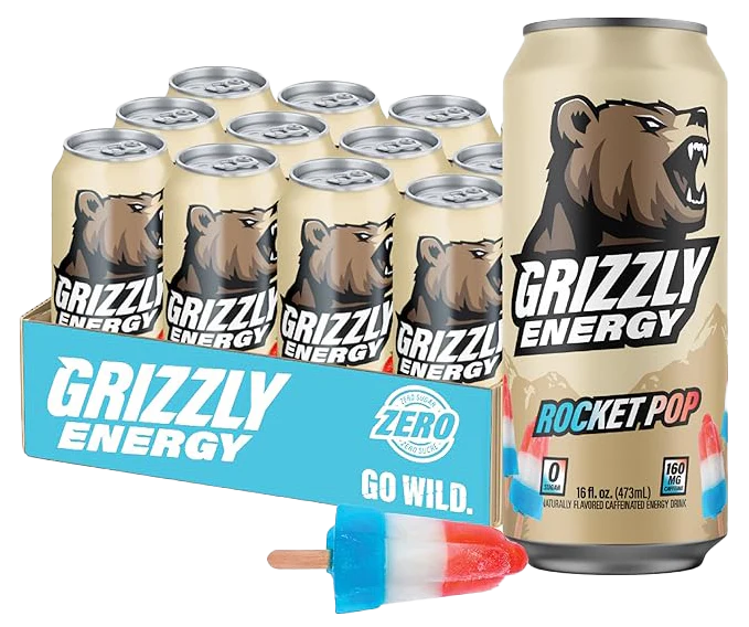 Grizzly Energy Rocket Pop 473ml