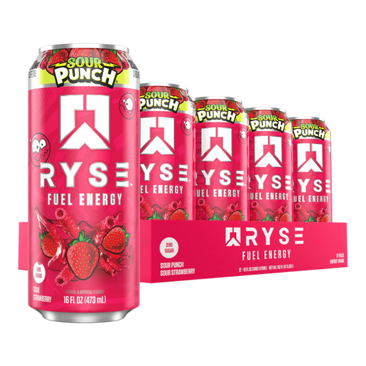 Ryse Fuel™ Energy Sour Punch Sour Strawberry 473ml