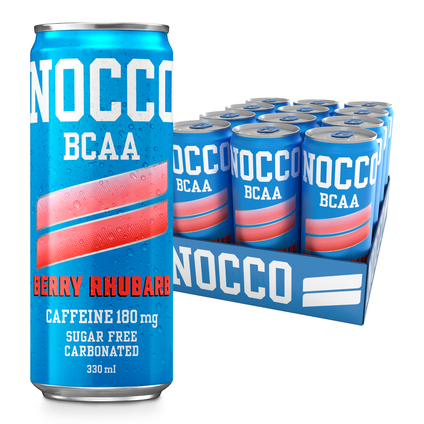 NOCCO BCAA Berry Rhubarb 330ml
