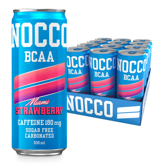 NOCCO BCAA Miami Strawberry 330ml