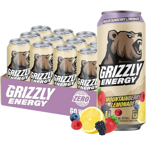 Grizzly Energy Mountainberry Lemonade 473ml