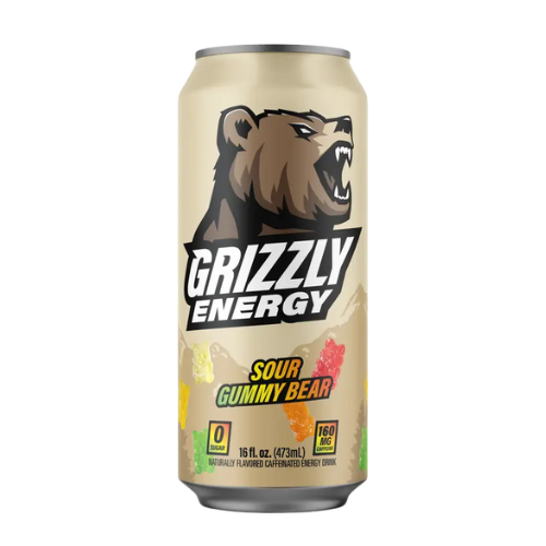 Grizzly Energy Sour Gummy Bear 473ml