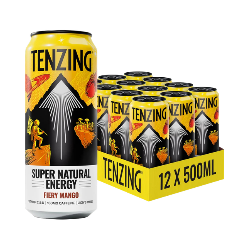 Tenzing Fiery Mango Natural Energy 500ml