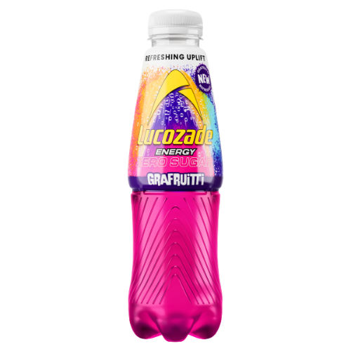 Lucozade Energy Zero Grafruitti 500ml