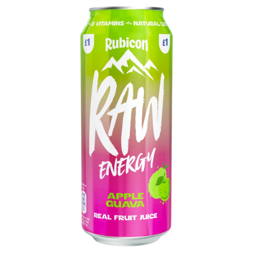 Rubicon Raw Apple & Guava Fruit Energy Drink 500ml