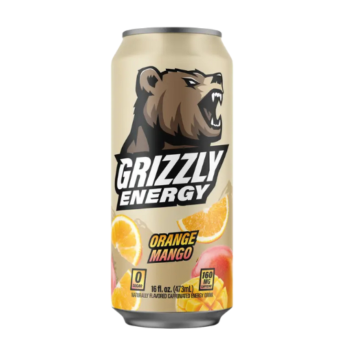 Grizzly Energy Orange Mango 473ml