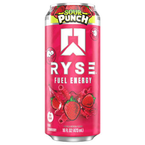 Ryse Fuel™ Energy Sour Punch Sour Strawberry 473ml