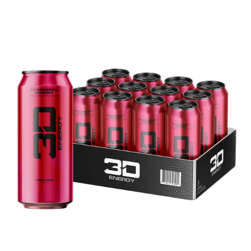3D Energy Raspberry Sorbet 473ml
