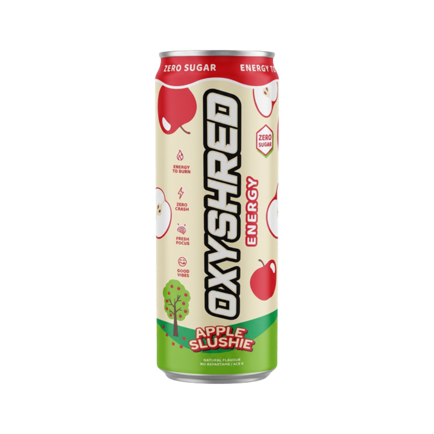OxyShred Energy Apple Slushie 355ml