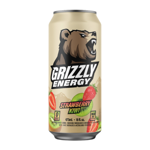 Grizzly Energy Strawberry Kiwi 473ml