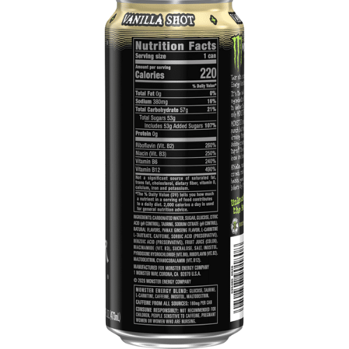Monster Energy Vanilla Shot (USA) 473ml